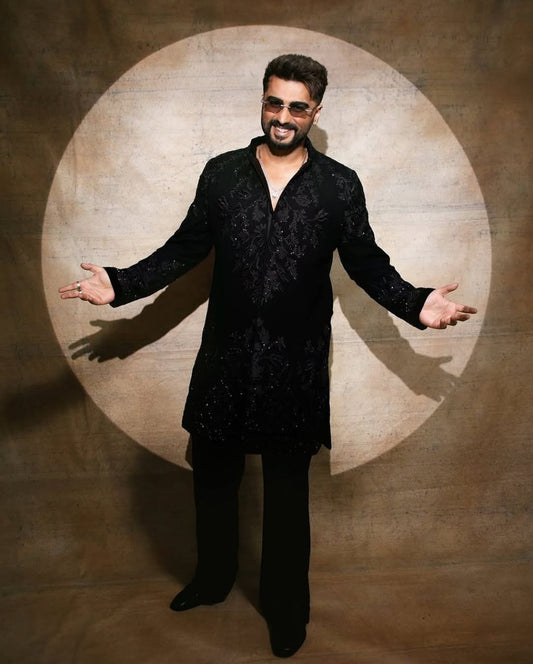 Manish Malhotra Kurta Set with Intricate Tonal