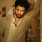 Luxury Ivory Sequins Work Men's Kurta Pajama Set - Haldi, Sangeet & Wedding Ethnic Wear