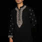 egal Black Embroidered Kurta Set - Ethnic Elegance