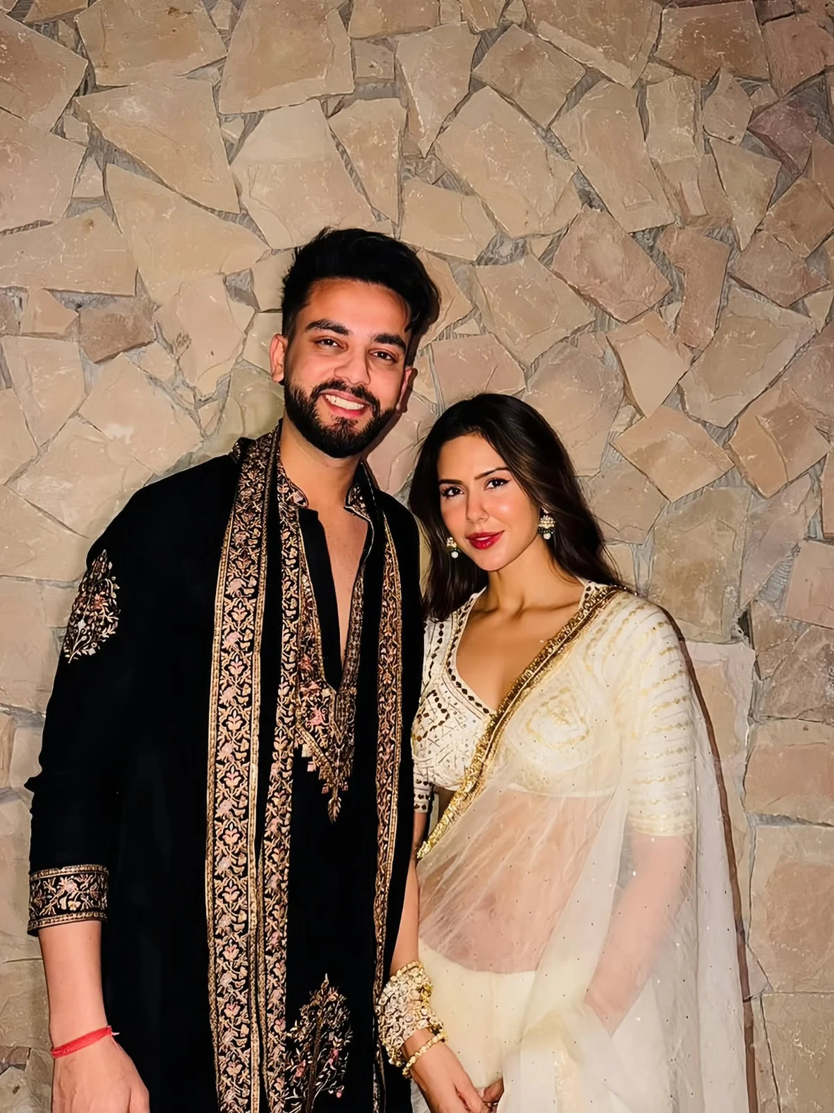 Royal Black Silk Kurta Set