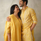 Elegant Yellow Chikankari Kurta