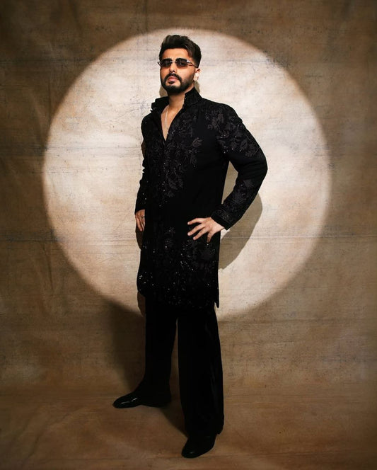 Manish Malhotra Kurta Set with Intricate Tonal