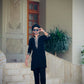 Regal Black Embroidered Kurta Set for Men